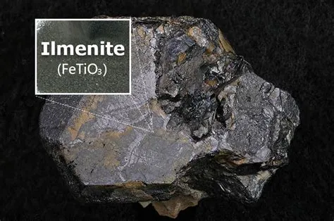  Ilmenite: A Mineral Marvel for Titanium and Pigment Production!